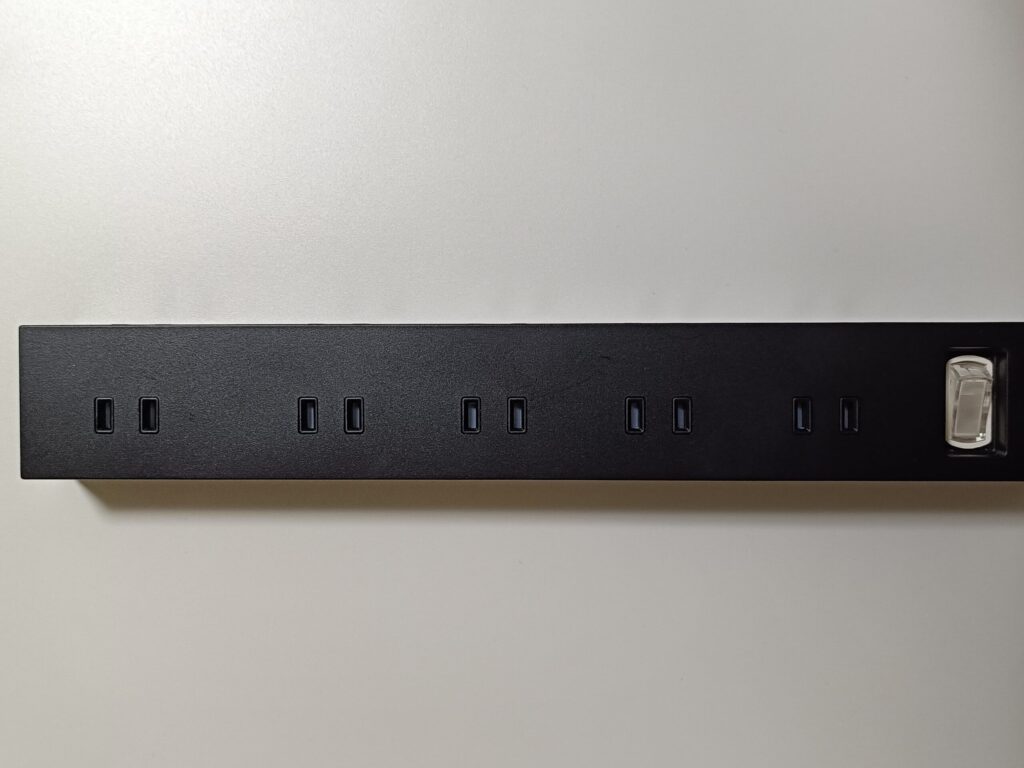 ELECOM ECT-1530BK 上から見る