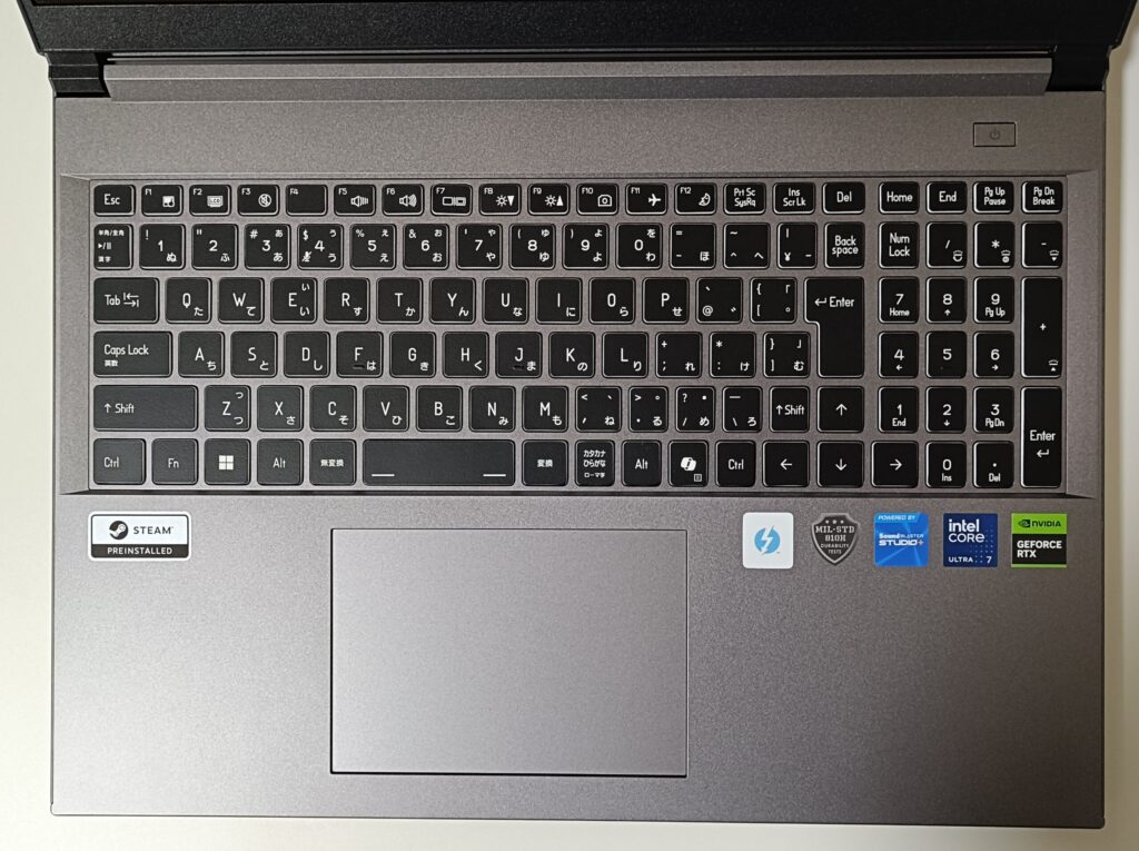 GALLERIA XL7C-R45-6 キーボード