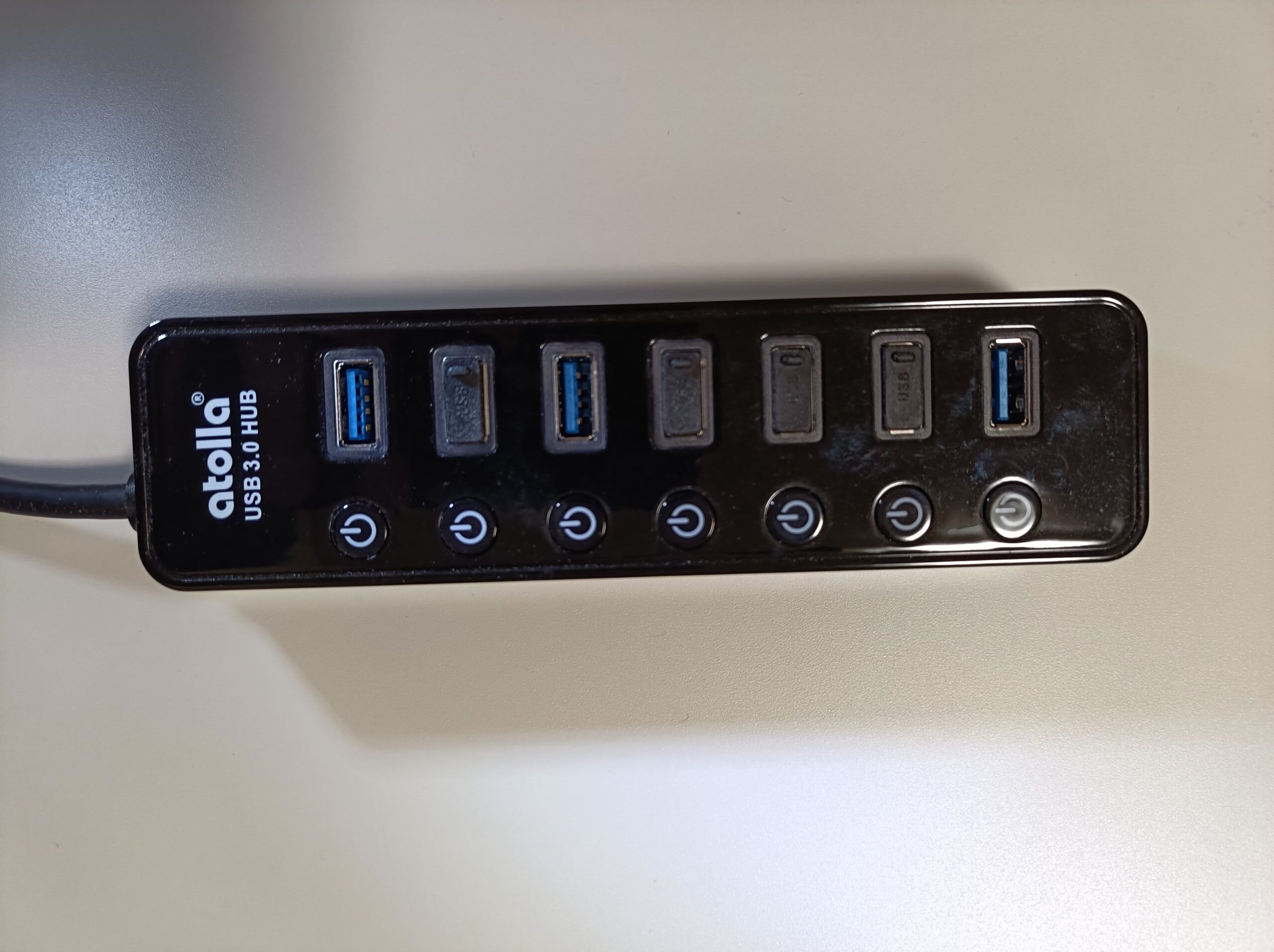 USB ハブ atolla USB3.0 Hub 7ポート　差し込み面