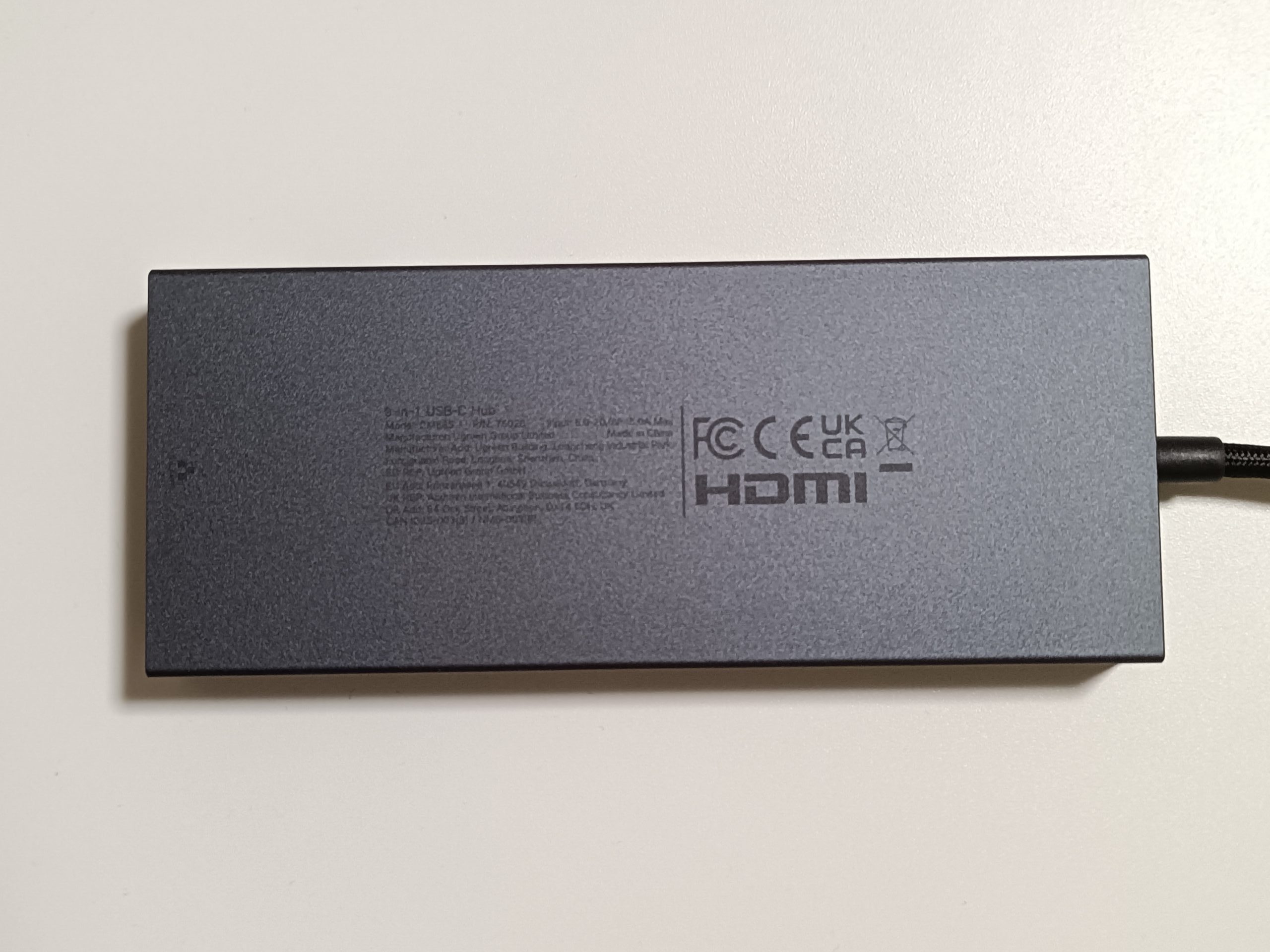 UGREEN Revodok Pro 9-in-1 USB-Cハブ 裏側